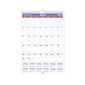 2023-2024 AT-A-GLANCE 12 x 17.13 Academic Monthly Wall Calendar, White/Purple/Red (PMA2-28-24)