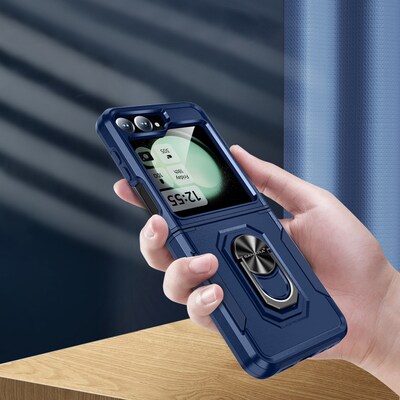 SaharaCase Raider Phone Case for Galaxy Z Flip6, Shock Absorbing, Desert Blue (CP00589)