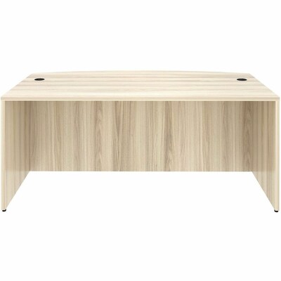Lorell Essentials 72 W Bowfront Table Desk, Modern Elm (LLR66300)