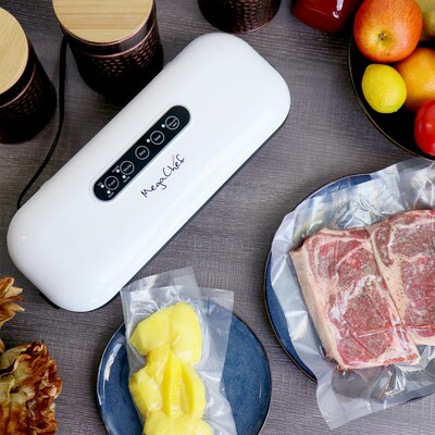 MegaChef Home Vacuum Sealer, White (938111840M)