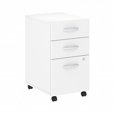 Bush Business Furniture Studio C 3-Drawer Mobile Vertical File Cabinet, Letter/Legal Size, Lockable,