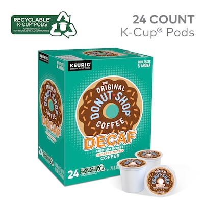 The Original Donut Shop Decaf Coffee Keurig® K-Cup® Pods, Medium Roast, 22/Box (60224-01)
