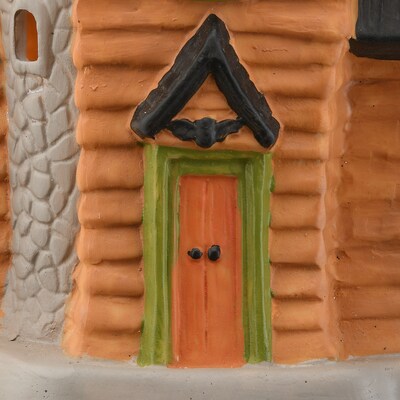 National Tree Company 12" Haunted House with Tower and LED Light (PG11-FJ80464-1)