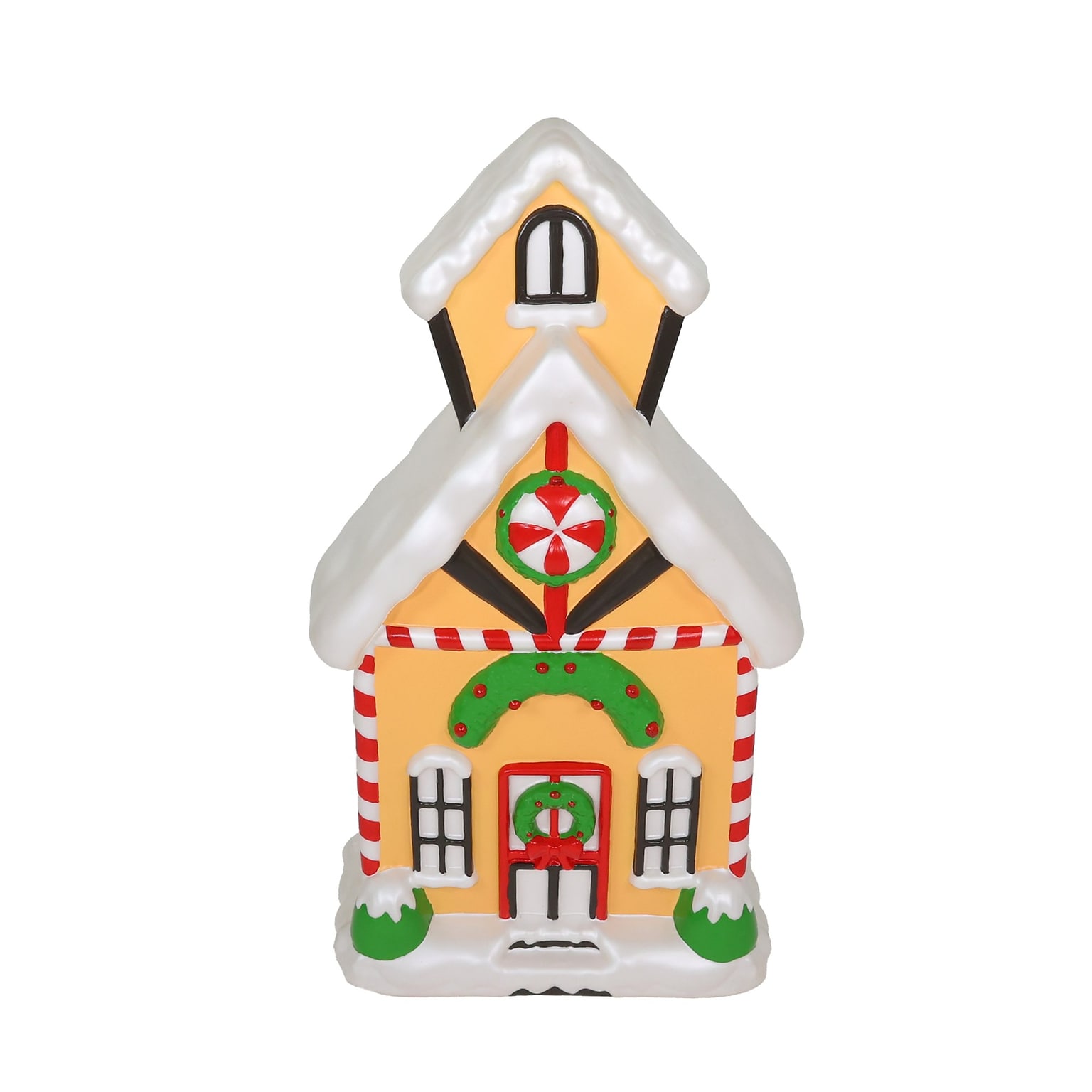 Fraser Hill Farm 32” Gingerbread House Christmas Blow Mold (FFBM-1GNB-MLT)