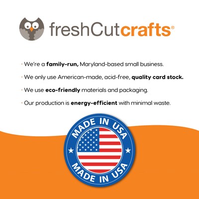 FreshCut Crafts Punch Out Paper Cutouts, Religious Shapes, Cross, Heart & Fish, 232 Pieces (FCC850054391254)
