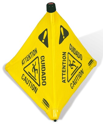 Rubbermaid Commercial Products Wet Floor Cone, 30H, Yellow/Black (FG9S0100YEL)