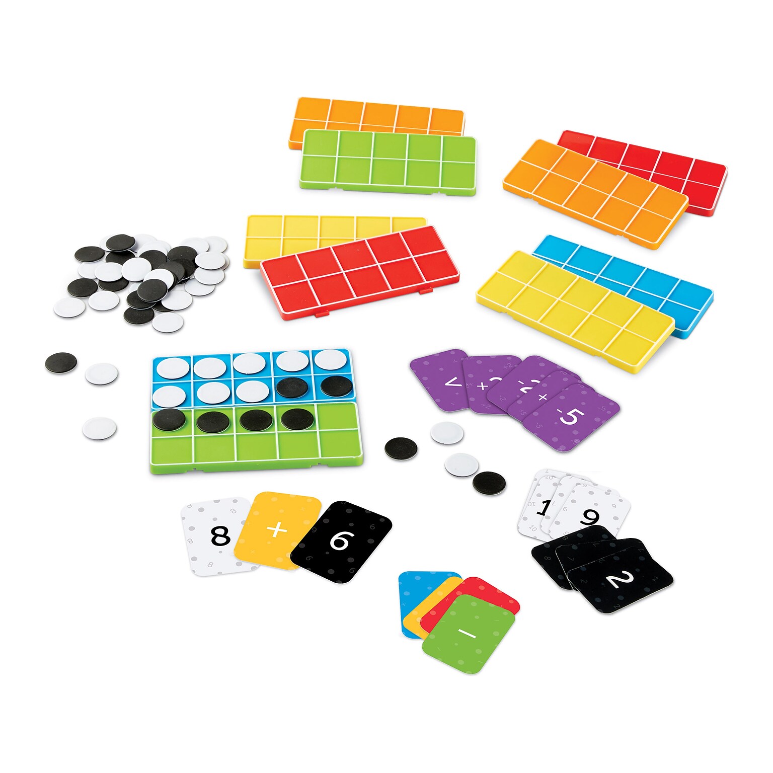 Learning Resources Rainbow Ten-Frames Classroom Set (LER6641)