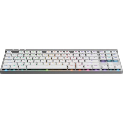 Logitech G515 LIGHTSPEED TKL Ergonomic Gaming Mechanical Keyboard, White (920-012535)