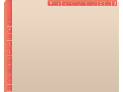 Medical Arts Press Reinforced Top Tab File Folder, Full-Cut, Letter Size, Manila/Orange, 50/Box (S-09468-ORG)