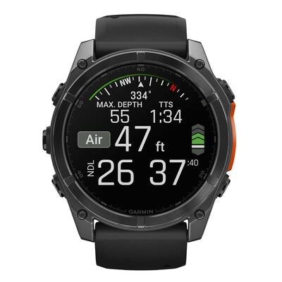 Garmin fenix 8 Smart Watch, 51 mm, Slate Gray & Black (GRM0290500)