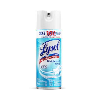 Lysol Disinfectant Spray, Crisp Linen, 12.5 Oz. 12/Carton (1920074186)
