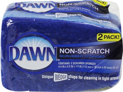 Dawn Ultra Liquid Dish Soap with Sponge, Original Scent, 19.4 oz., 4/Carton (89271)