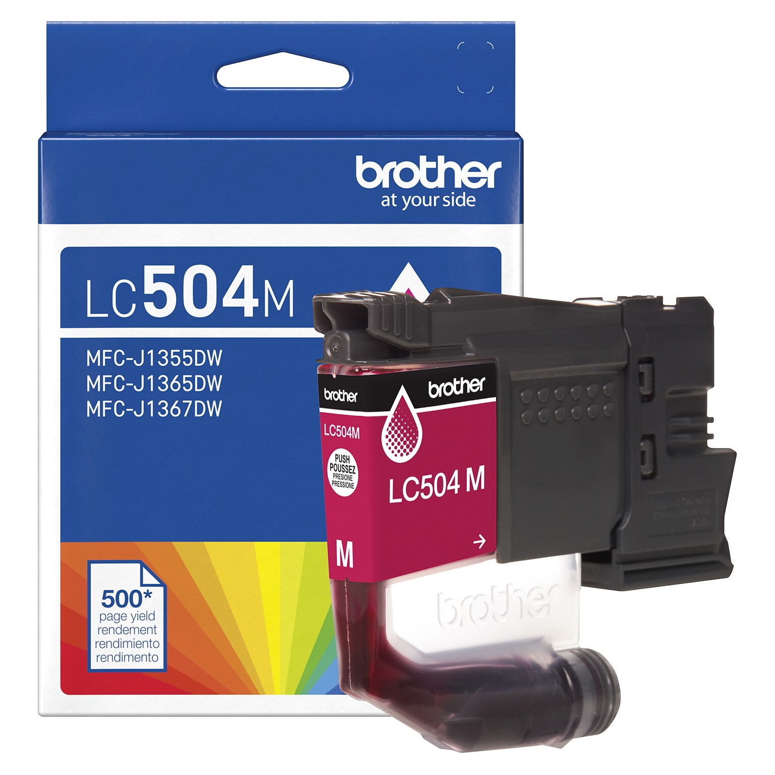 Brother LC504 Magenta Standard Yield Ink Cartridge (LC504MS)