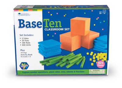 Learning Resources Brights! Base Ten Classroom Set LER3552 (LER3552)