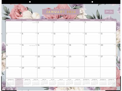 2024 Blue Sky 22 x 17 Monthly Desk Pad Calendar (144086)