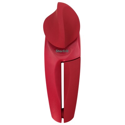 Starfrit MightiCan Heavy-Duty Non-Slip Knob Can Opener, Red (092079-006-0000)