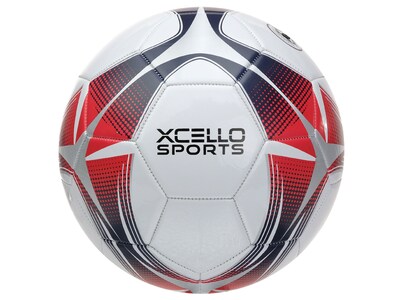 Xcello Sports Size 3 Soccer Balls, Assorted Colors, 6/Pack (XS-SB-S3-6-ASST)