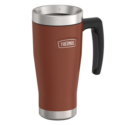Thermos Icon Stainless Steel Vacuum Insulated Travel Mug, 16 oz., Saddle, (THRIS1002SD4)