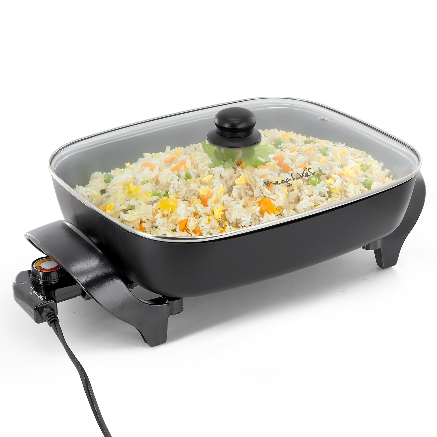 Megachef Electric Fry Pan, Black (935122212M)