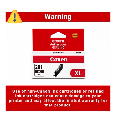 Canon CLI-281 XL Black High Yield Ink Cartridge (2037C001)