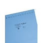 Smead TUFF Recycled Hanging File Folder, 3-Tab Tab, Letter Size, Blue, 18/Box (64041)