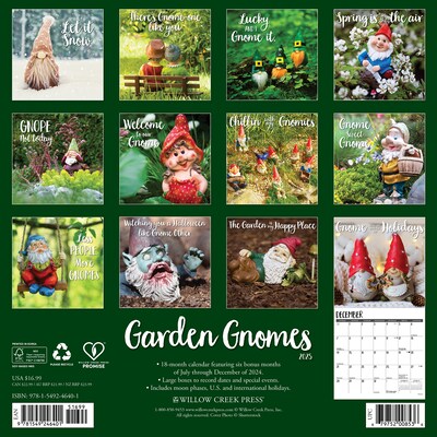 2025 Willow Creek 12 x 12 Monthly Wall Calendar, Multi (46401)