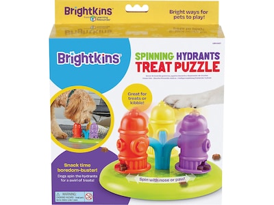 Brightkins Spinning Hydrants Feeder, Multicolored, 4 Pieces (LER9367)