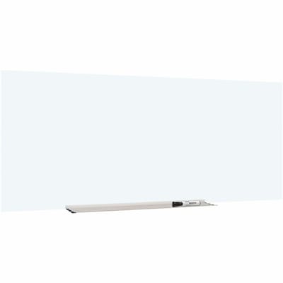 Lorell Magnetic Glass Dry-Erase Whiteboard, 6 x 3 (LLR52507)