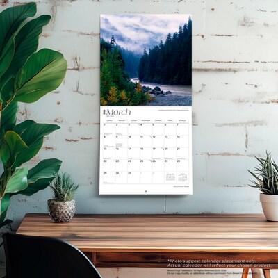 2026 BrownTrout Alaska Wild & Scenic 12" x 12" Monthly Wall Calendar (9798330702046)