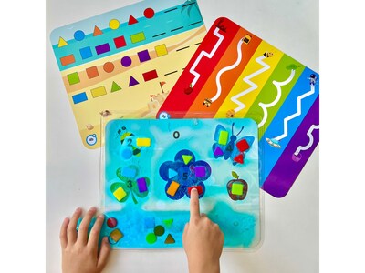 hand2mind Colors & Shapes Sensory Pad Set, Assorted Colors (94491)