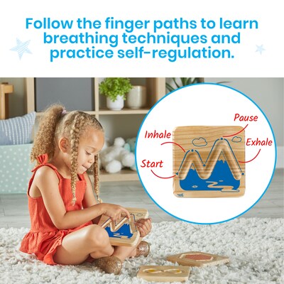 hand2mind Wooden Mindful Maze Set  (96144)