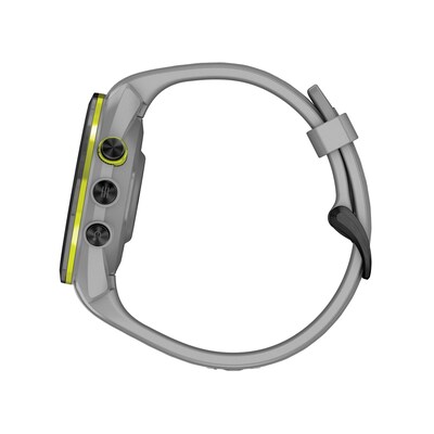 Garmin Approach S70 Golf Smartwatch, GPS, 42mm, Black Ceramic Bezel, Powder Gray Silicone Band (010-02746-01)