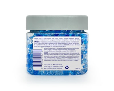 Bright Air Max Scent Gems Odor Eliminator, Cool & Clean, Blue, 12 oz., 6/Carton (BRI900228CT)