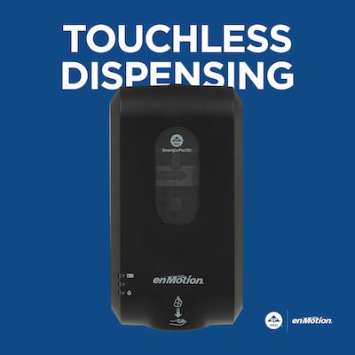 enMotion Gen2 Automatic Wall Mounted Hand Soap/Hand Sanitizer Dispenser, Black (52057)
