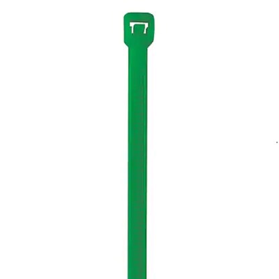 8H x 0.14W Color Cable Ties, Green, 1000/Carton (CT444A)