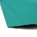 JAM Paper 30% Recycled Smooth Colored Paper, 24 lbs., 8.5 x 11, Sea Blue, 50 Sheets/Pack (102657A)