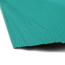 JAM Paper Smooth Colored 8.5 x 11 Color Copy Paper, 24 lbs., Sea Blue, 50 Sheets/Ream (102657A)