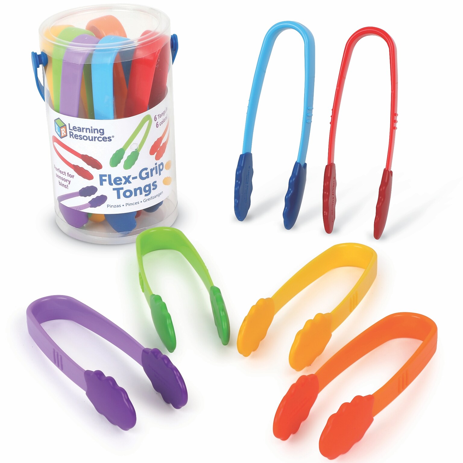 Learning Resources Flex Grip Tongs (LER2966)