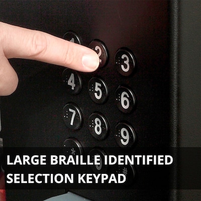 Selectivend 32-Selection Snack Vending Machine with Card Reader, Black (14116)