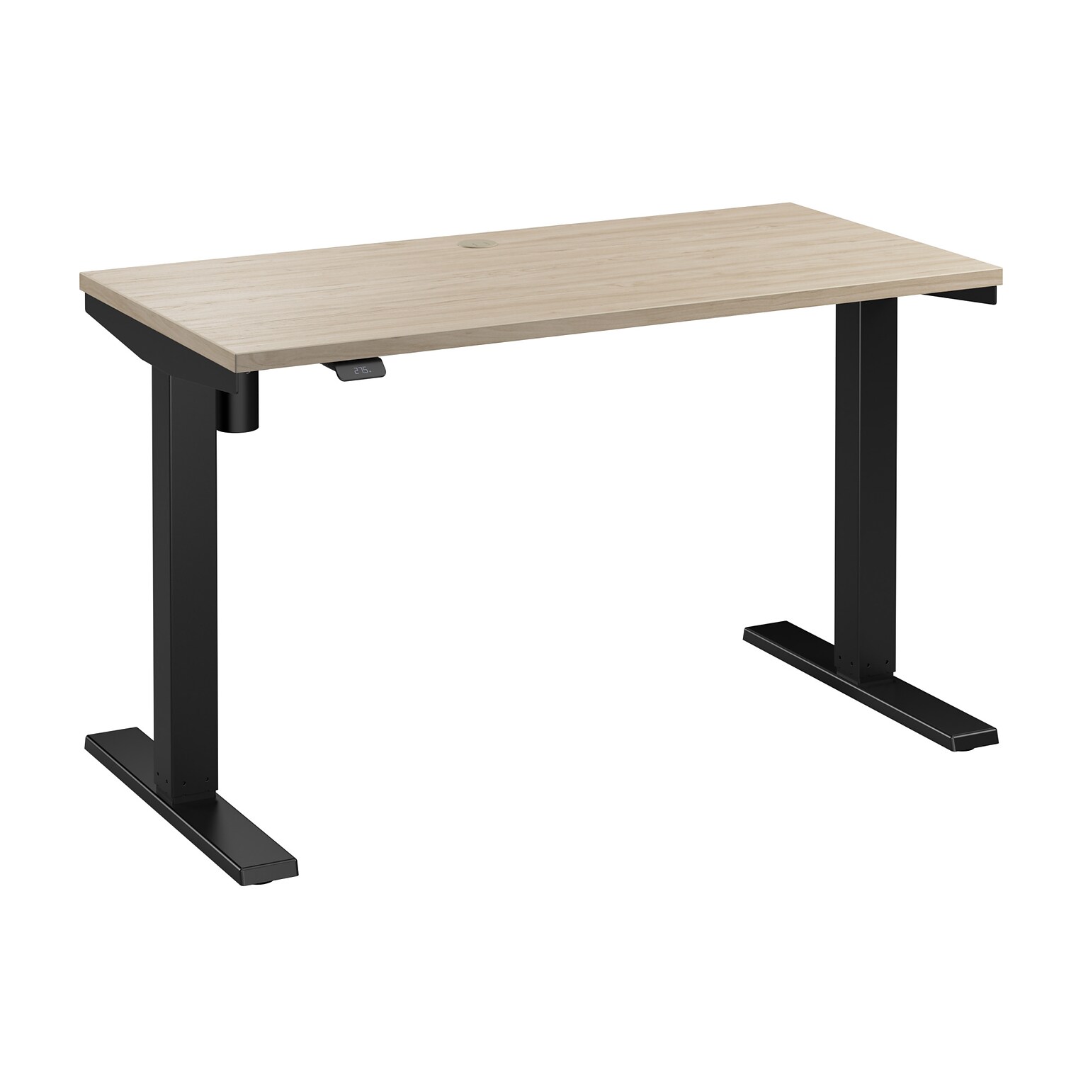 Bush Business Furniture Move 40 Series 48W Electric Adjustable Standing Desk, Natural Elm/Black Powder Coat (M4S4824NEBK)