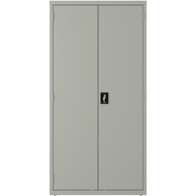 Lorell Fortress Series 72 Steel Wardrobe Cabinet, Gray (LLR66967)