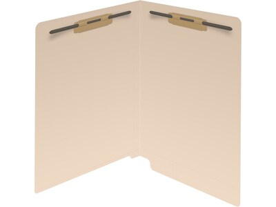 Medical Arts Press Reinforced End Tab File Folder, Straight Cut, Letter-Size, Manila, 50/Box (S-01324)