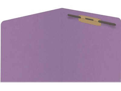Medical Arts Press Reinforced End Tab File Folder, Straight Cut, Letter-Size, Lavender, 50/Box (S-01501-LAV)