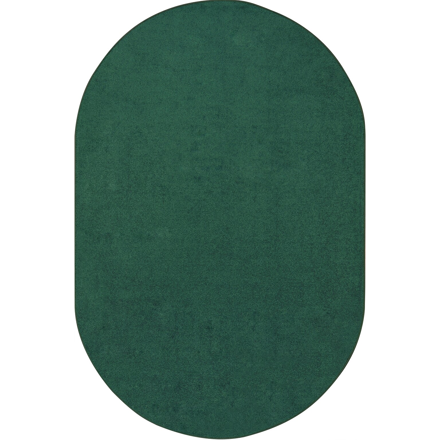 Joy Carpets Endurance Polyester 12 x 76 Oval Machine Tufted Rug, Forest (80SS-02)