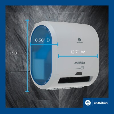 enmotion Hardwound Paper Towel Dispenser, Gray (59497A)