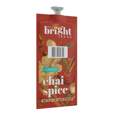 The Bright Tea Co. Chai Spice Tea, Flavia Freshpacks, 100/Carton (MDRB501)