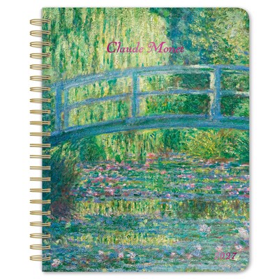 2027 BrownTrout Claude Monet 6.5 x 7.8 Calendar Year Weekly Standard Planner, Multicolor (9798330709335)