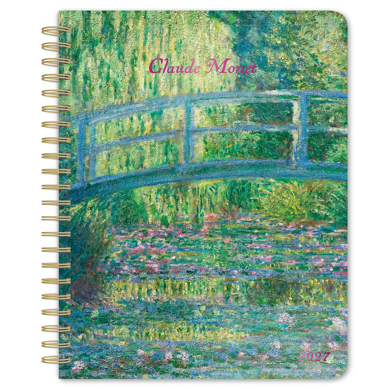 2027 BrownTrout Claude Monet 6.5 x 7.8 Calendar Year Weekly Standard Planner, Multicolor (9798330709335)