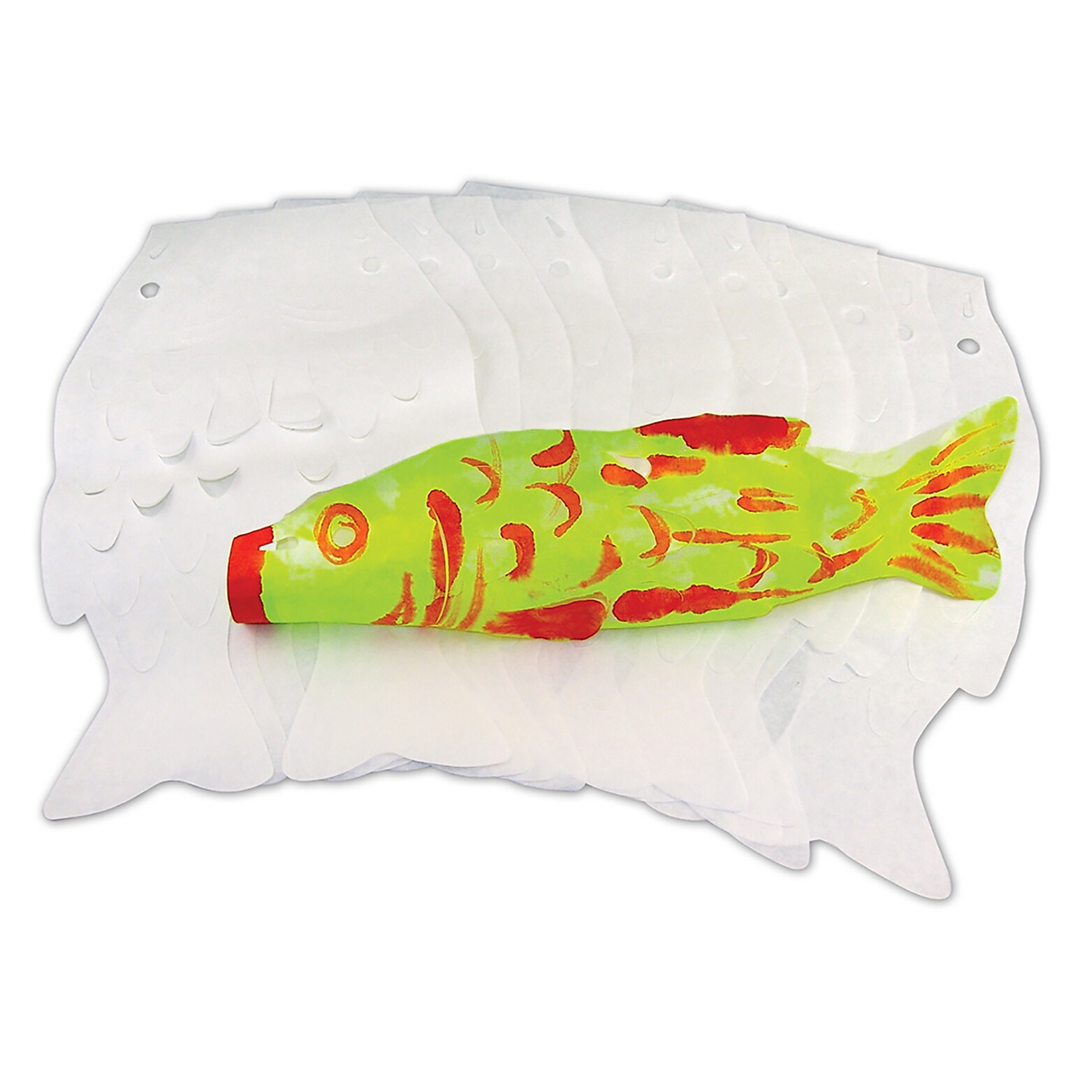 Roylco Japanese Carp Windsock, Pack of 24 (R-4222)