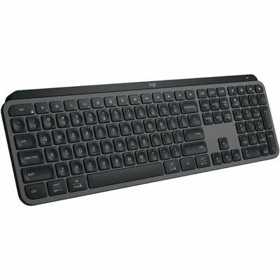 Logitech MX Keys S Master Wireless Ergonomic Keyboard, Graphite (920-011558)